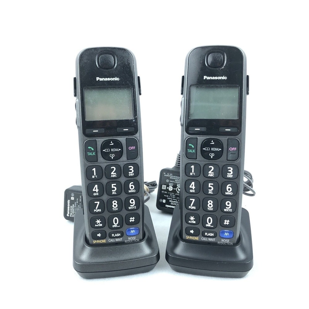 Panasonic Phones Includes KX-TGE260 Handsets‎ & PNLC1050 Bases Set Of 2